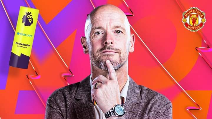 Erik ten Hag premier league manager of the month November